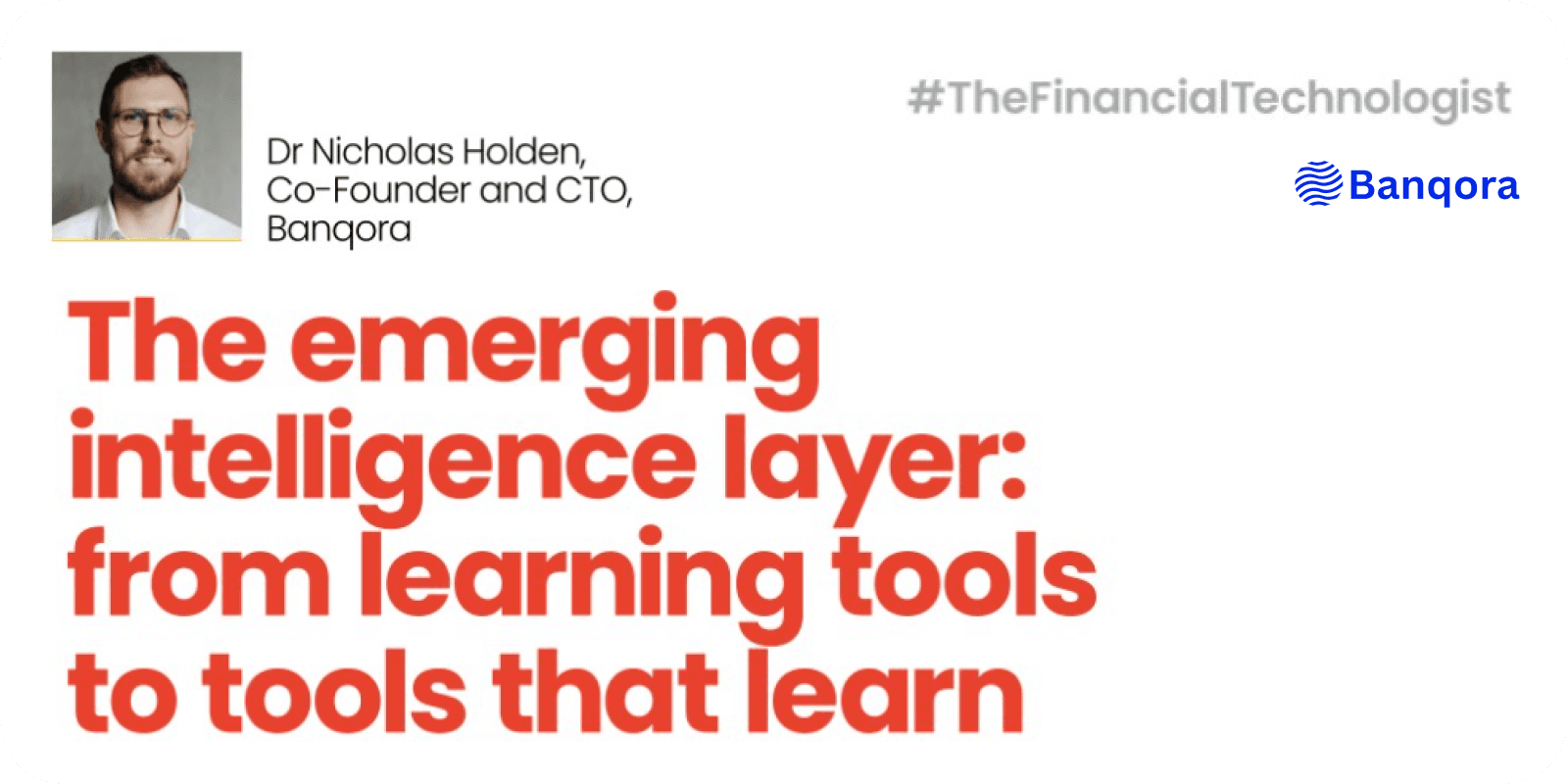 Learning tools to tools that learn